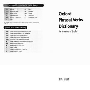 030- Oxford Phrasal Verbs dictionary for learners of English 2002
