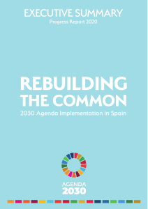 Rebuildin the common SDGs