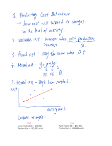 Lecture 2 Notes