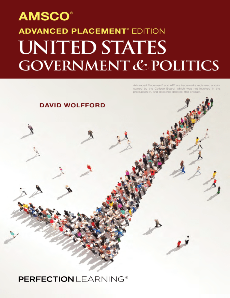 AMSCO Advanced Placement United States Government And Politics David 