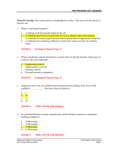 fy10 sh-21009-10 Pre Test with Answers (1) (1)