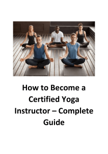 How to Become a Certified Yoga Instructor – Complete Guide