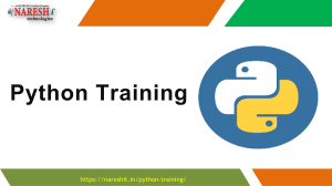 Best Python Training - NareshIT 