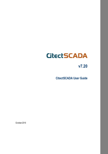 CitectSCADA User Guide