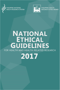 National Ethical Guidelines for Health and Health-Related Research 2017