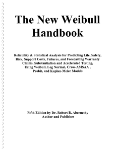 The New Weibull Handbook (2006) - R.B. Abernethy