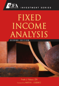 FIXED INCOME ANALYSIS 2nd
