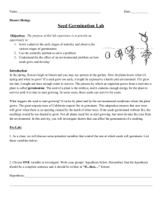 Seed Germination Lab - Google Docs