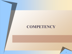 COMPETENCY
