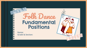 FUNDAMENTAL POSITIONS IN FOLK DANCE TEMPLATE