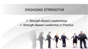 ENGAGING STRENGTHS