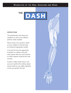 DASH-questionnaire