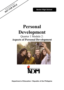 PerDev11 Q1 Mod2 Aspects of Personal Development Version 3