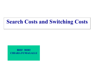 Search Costs and Switching Costs