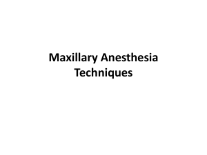 maxillary ansthesia (1)