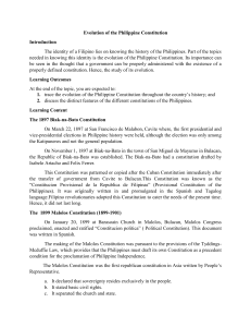Evolution-of-the-Philippine-Constitution