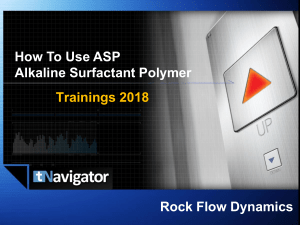 ASP Alkaline Surfactant Polymer