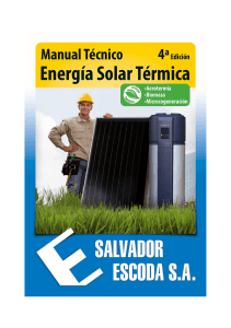 Manual Técnico Energía Solar Térmica