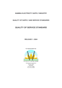 quality service standard