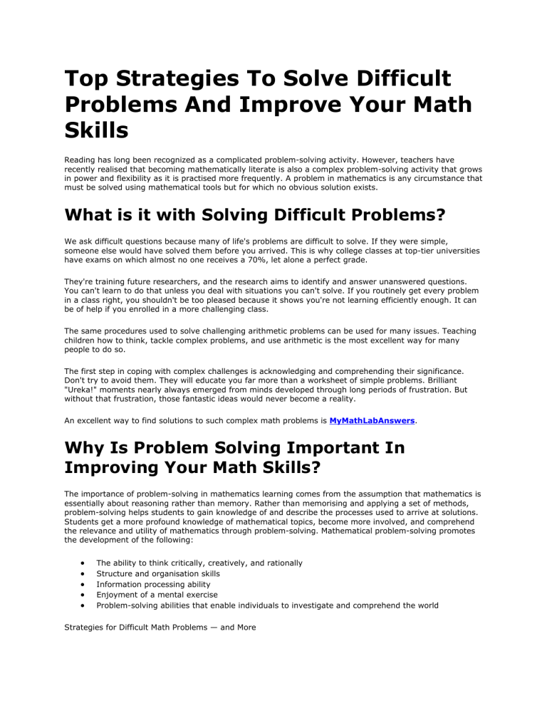 top-strategies-to-solve-difficult-problems