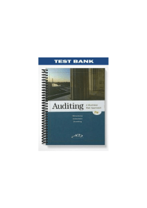 Test Bank for Auditing 7th Edition by Gramling sample chapter