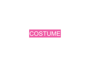 Costume - Design