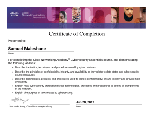 Samuel Maleshane-Certificate Cyber