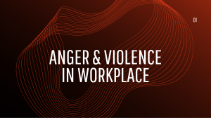anger & violence in workplace - HRO