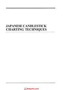 JAPANESE CANDLESTICK CHARTING TECHNIQUES