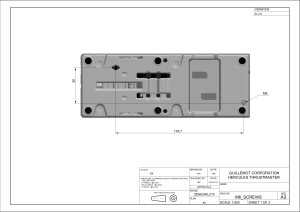 M6 Screw Technical Drawing