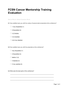 Stress First Aid Training Evaluation Survey
