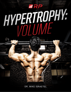 RP Hypertrophy Volume Mini-eBook