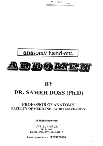 Dr Sameh Doss Abdomen -Saqr