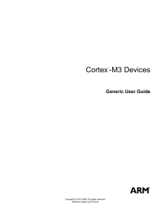 CortexM3-generic-user-guide