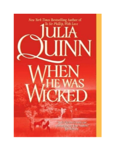 Julia Quinn - When He Was Wicked (Bridgerton Series, Book 06)