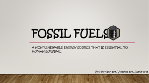 Fossil Fuels Physics Presentation