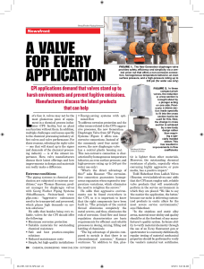 A Valve for every application - Chemical Engineering