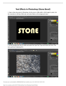 Beveled Stone Text in Photoshop Tutorial 2022.docx