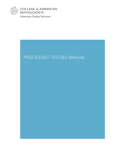 2019-ProficiencyTesting-Manual FINAL