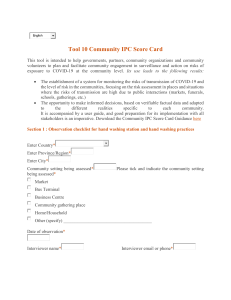 Tool 10 Community IPC  Score Card (2)