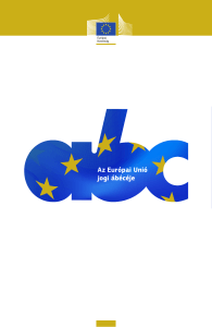 Tk.-Az Európai Unió jogi ábécéje