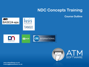 NDC Training Course Curriculum