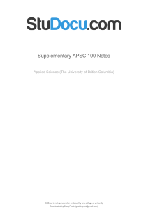 supplementary-apsc-100-notes