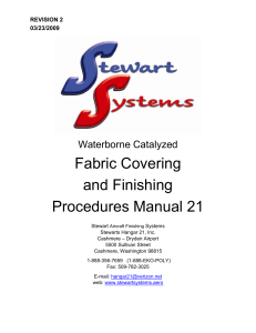 OLD Stewart Systems Fabric Covering Manual