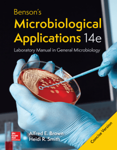 Microbiological Applications 14e