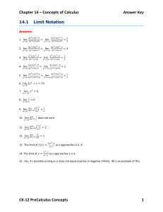 Answer Key CK-12 Chapter 14 PreCalculus Concepts