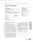 Gift of the Nile: Ancient Egypt Worksheet