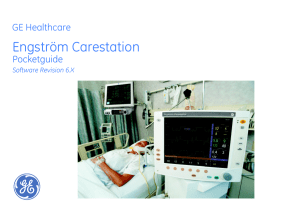 Engstrom Carestation USER Ref Guide 6X M1175329