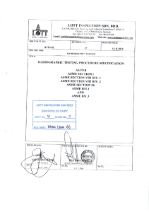 RADIOGRAPHIC TESTING