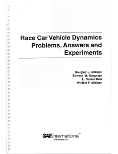 Douglas L. Milliken, William F. Milliken - Race Car Vehicle Dynamics  Problems, Answers and Experiments. 1-SAE (2003)